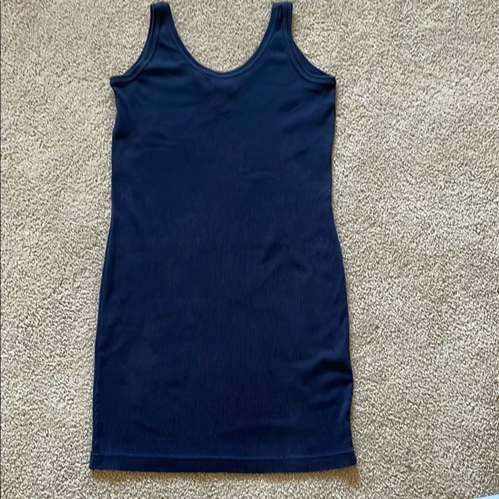 Express Tricot Sleeveless Ribbed Dress, Vintage